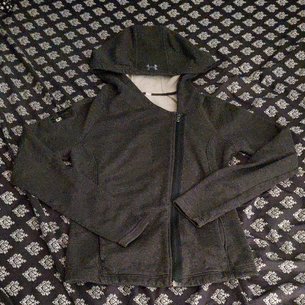 Under Armour Charcoal Full-Zip Up Womens Hoodie Walking Dead